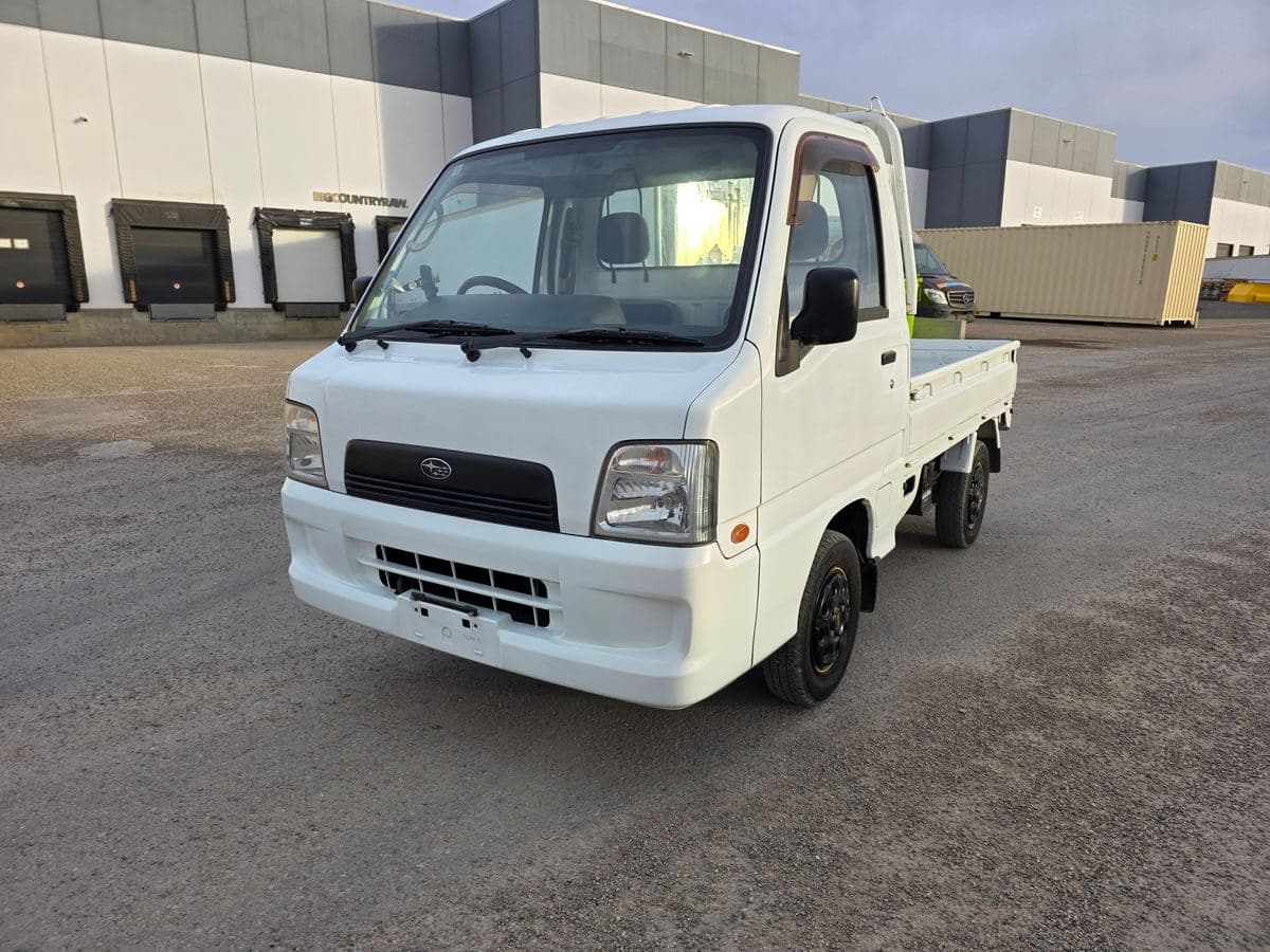 2005 Subaru Sambar Supercharged 4WD 5-Speed Manual — Super Rare — kei truck for sale in Calgary