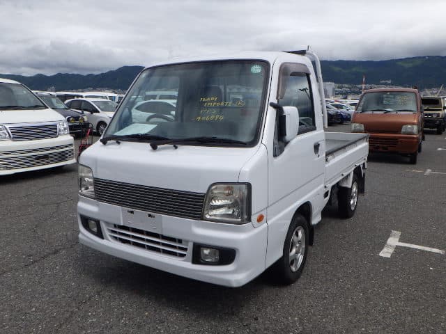 2008 Subaru Sambar Supercharged Truck Flatbed 4WD 4-Speed Automatic kei truck for sale Calgary — photo 1 of 31